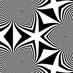 pattern with optical abstract background vector image