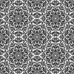 damask seamless pattern orient background vector image