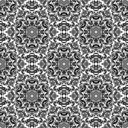 damask seamless pattern orient background vector