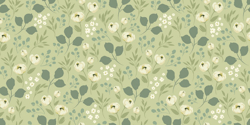 Floral seamless pattern design for paper vector