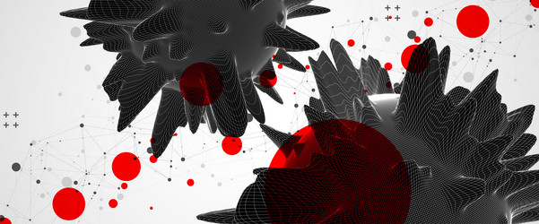modern science and technology background abstract vector image