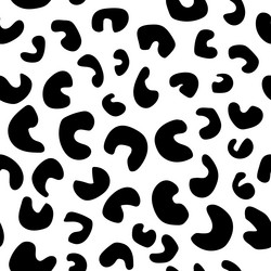seamless abstract monochrome pattern black vector image