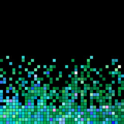 abstract square pixel mosaic background vector image