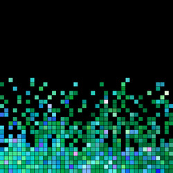 Abstract square pixel mosaic background vector