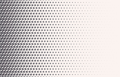 Cross-Shaped Halftone Gradient vector image