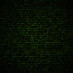 binary code abstract background vector image