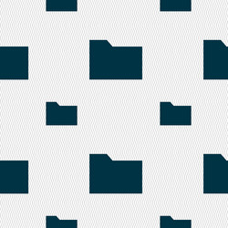 document folder icon sign seamless pattern vector image
