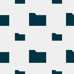 Document folder icon sign seamless pattern vector