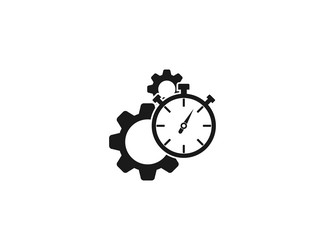 Efficiency business management icon vector