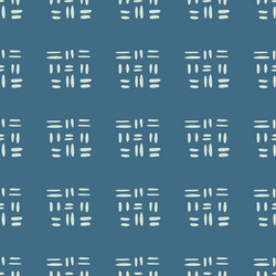 hand drawn seamless pattern with dash line vector image