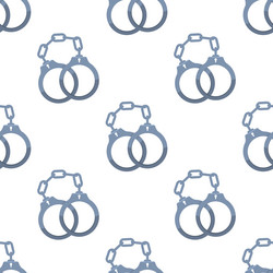 handcuff seamless pattern for your background vector image