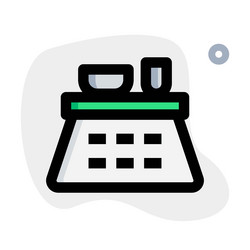 kotatsu table with an underneath built-in heater vector image