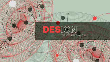 template for science and technology presentation vector image