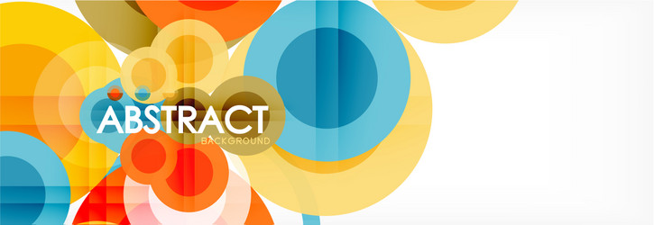 Abstract Circle Background vector image