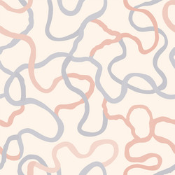 abstract seamless pattern with swirl lines vector image
