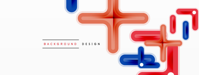 cross line background minimal geometric template vector image
