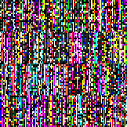 Glitch Pixel Texture - Colorful Abstract vector image