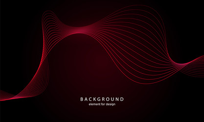 abstract background wave element for design vector image
