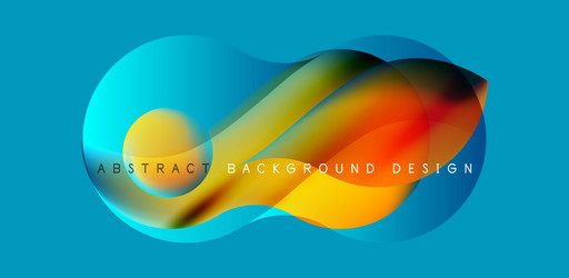 Elegant waves and flowing fluid abstract vector