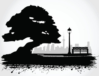 Urban Silhouette Vector Image