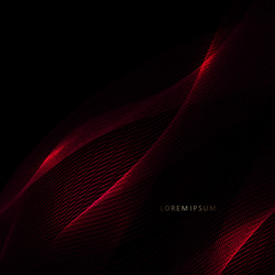 minimal mesh texture in red on a black background vector image