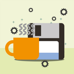 program coding website vector image
