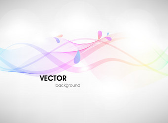 soft coloured abstract background vector image