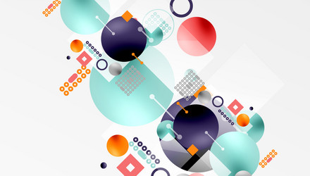 minimalistic abstract design layered vector image
