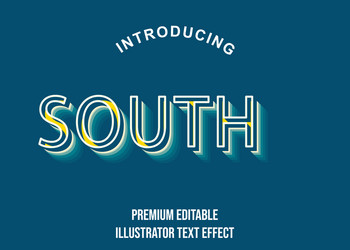 editable text style effect typography template vector image