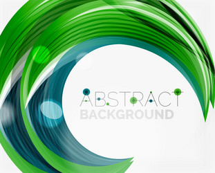 swirl line abstract background vector image