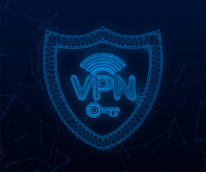 secure vpn connection concept virtual private vector image