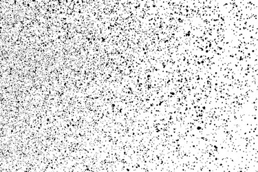 Black grainy texture isolated on white vector