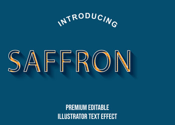editable text style effect typography template vector image