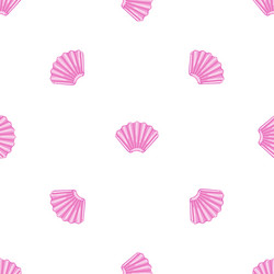 Inflatable shell pattern seamless vector