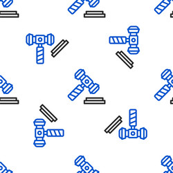 line judge gavel icon isolated seamless pattern vector image