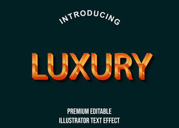 editable text style effect typography template vector image