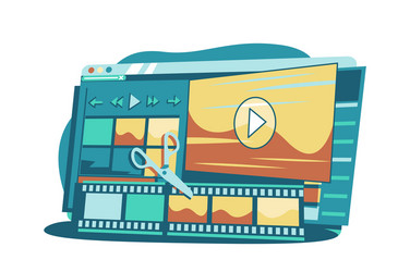 video compositing interface program vector image