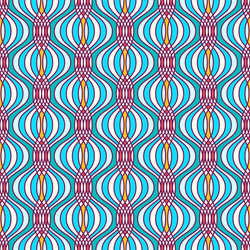 abstract geometric ogee pattern vector image