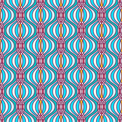 abstract geometric ogee pattern vector