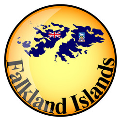 button falkland islands vector