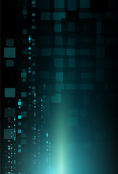 abstract background is squares and luminous vector image