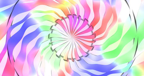 abstract background with curved lines multicolor vector image
