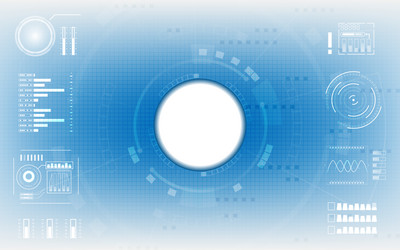 Digital Technology Structure vector image