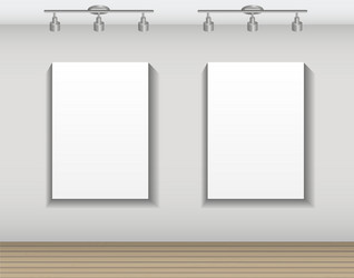frame on wall for your text and images vector image