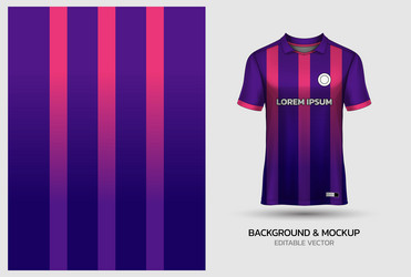 jersey mockup and background pattern design vector image