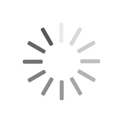 loading circle icon progress update vector image