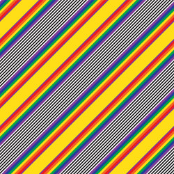rainbow stripe seamless pattern background vector image