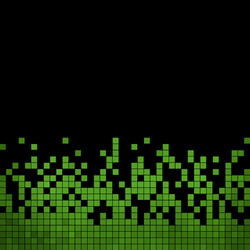 abstract square pixel mosaic background vector image