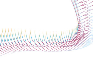 abstract background blend wave line design vector image