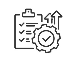 operation automation update business process icon vector image